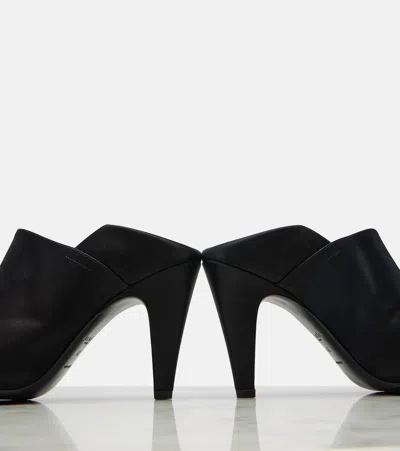 Alaïa Satin Mules In Multi