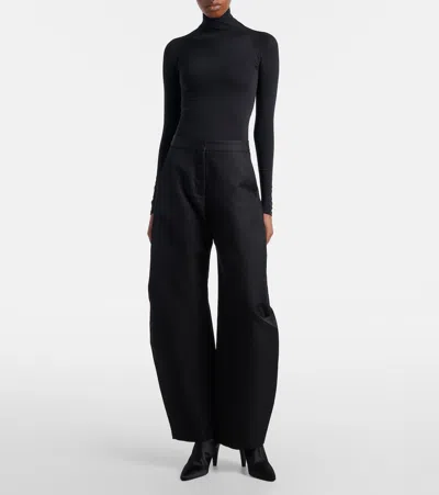 Alaïa Satin Mules In Multi