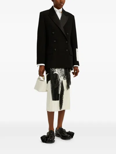 Erdem Wool Blazer In Black