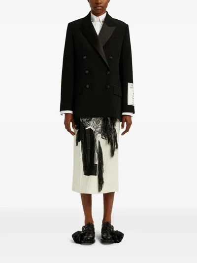 Erdem Wool Blazer In Black