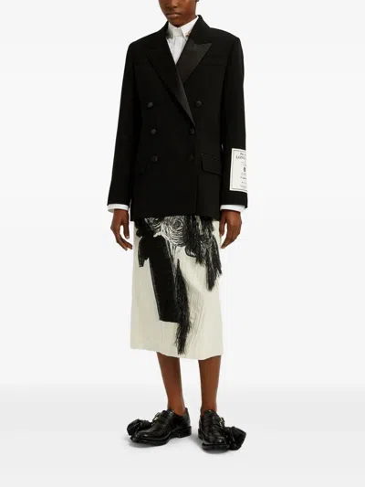 Erdem Wool Blazer In Black