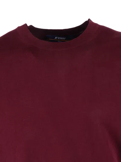 K-way Combe Knit Pullover In Red