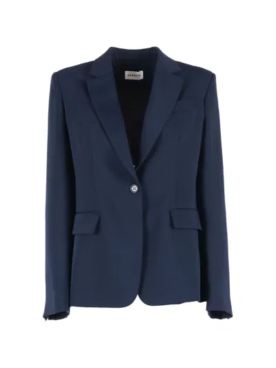 P.a.r.o.s.h Single-breasted Jacket In Blue