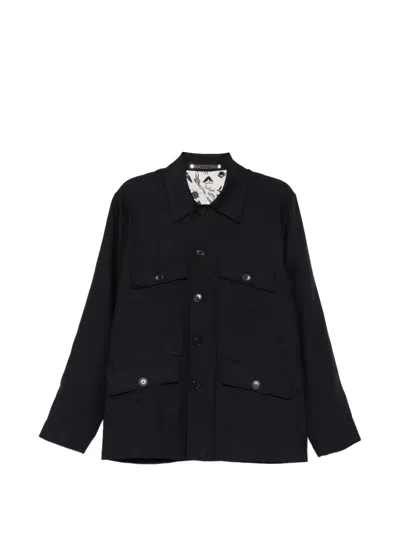 BUTTON PATCH POCKET JACKET