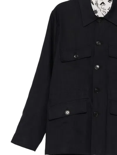 BUTTON PATCH POCKET JACKET
