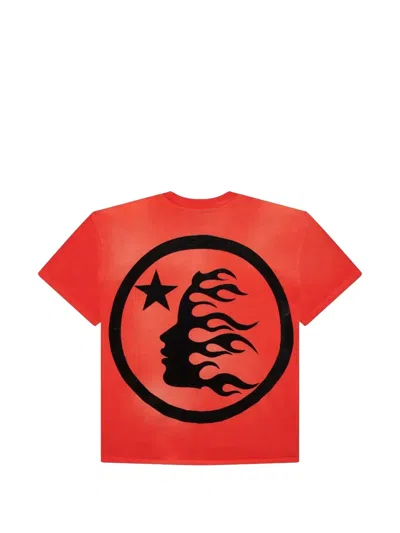 Hellstar Logo-print T-shirt In Red