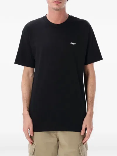 Obey Make Art Third Eye Graphic T-shirt In Black