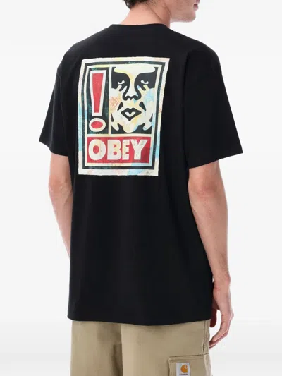 Obey Make Art Third Eye Graphic T-shirt In Black