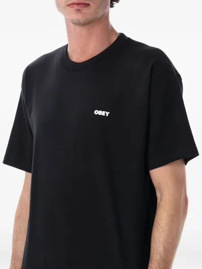 Obey Make Art Third Eye Graphic T-shirt In Black