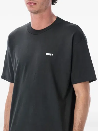 Obey Future T-shirt In Gray