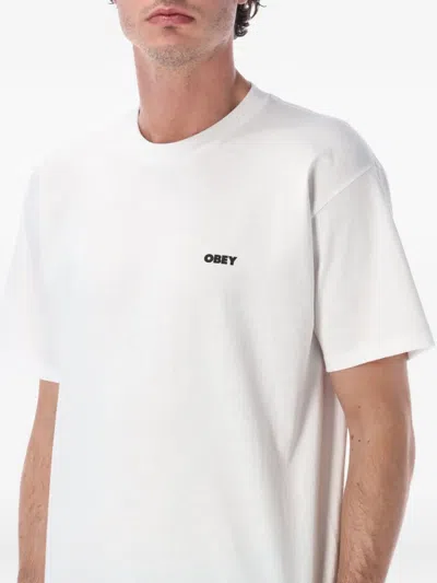 Obey Watching T-shirt In White