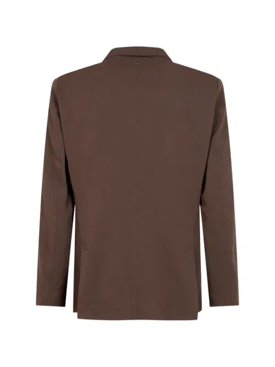 Herno Two-button Jacket In Brown