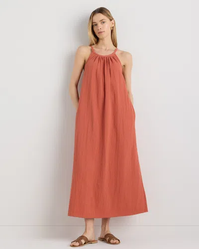 Quince Women's Gauze Sleeveless Maxi Dress