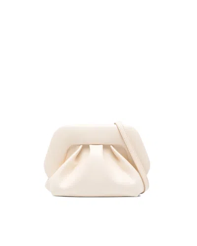 Themoirè Structured Vegan Fabric Tote With Minimalist Design In Neutral