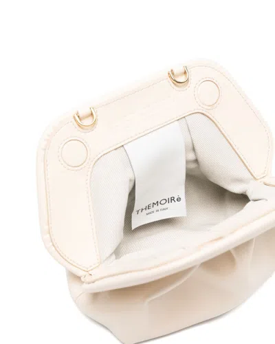 Themoirè Structured Vegan Fabric Tote With Minimalist Design In Neutral
