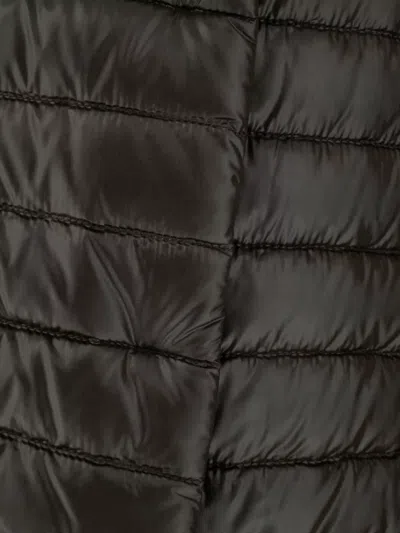 Herno Long Nylon Down Jacket Padded Quilted Shiny In Multi