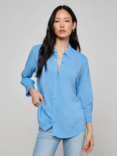 L'agence Marlene Blouse In Blue