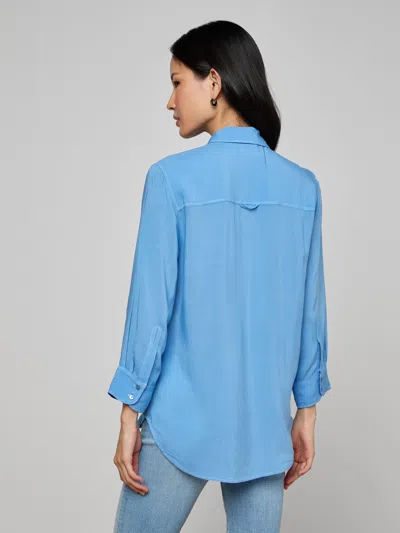 L'agence Marlene Blouse In Blue