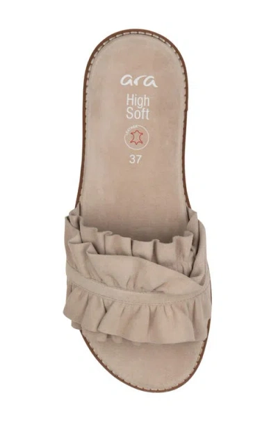 Ara Keyes Slide Sandal In Sand