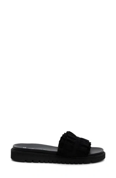 Ara Keyes Slide Sandal In Black