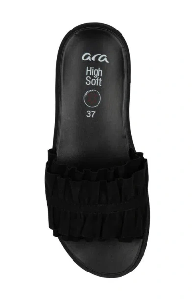 Ara Keyes Slide Sandal In Black