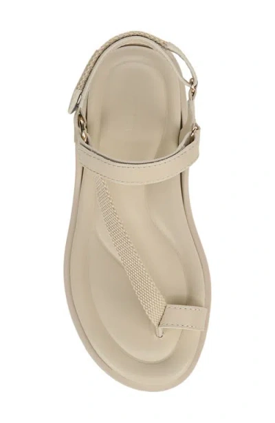 Vince Summer Toe Loop Sandal In Silver
