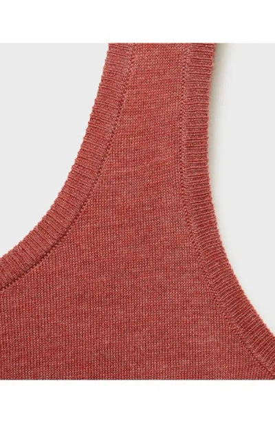 Mango Crewneck Sweater In Pink