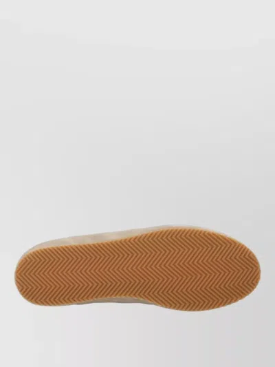 Common Projects Low Top Suede Sneakers Perforated Rubber Sole In Multi