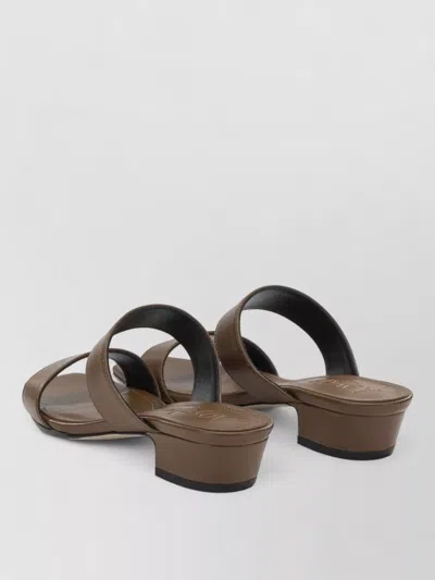 Aeyde Kemi Nappa Leather Tobacco Sandals Tobacco In Brown