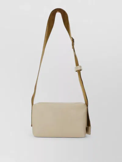 Uma Wang Leather Shoulder Crossbody Bag Rectangular Shape