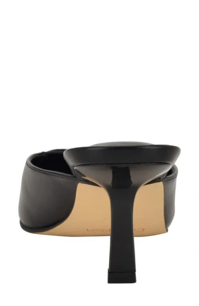 Calvin Klein Camily Pointed Toe Mule In Black