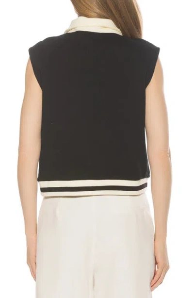 Alexia Admor Denise Collared Top In Brown