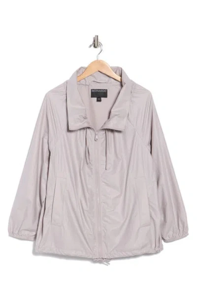 Bernardo Windbreaker Jacket In Gray
