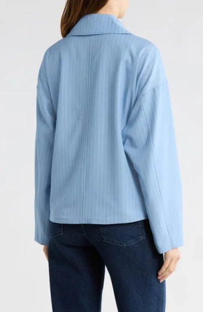 Bernardo Stripe Jacket In Blue