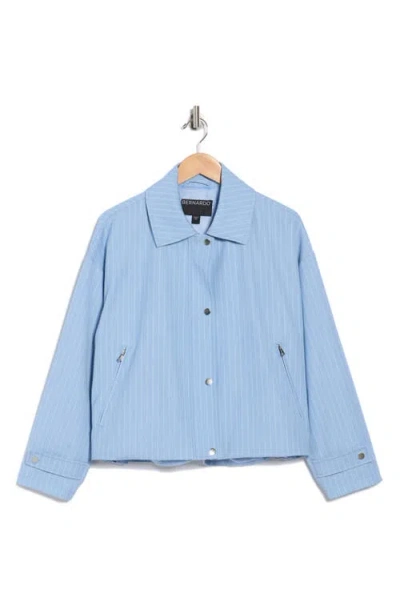 Bernardo Stripe Jacket In Blue