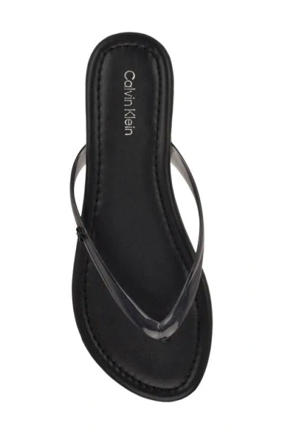 Calvin Klein Crude Flip Flop In Black