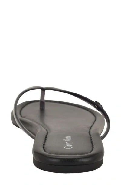 Calvin Klein Crude Flip Flop In Black