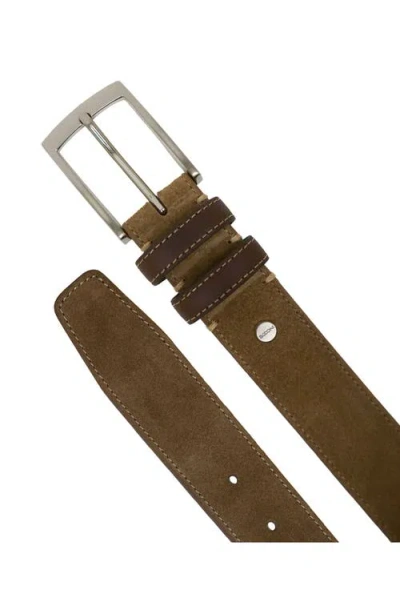 Boconi Suede Belt In Pattern