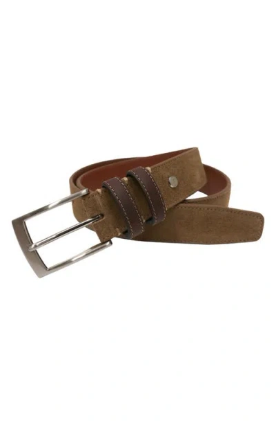 Boconi Suede Belt In Pattern