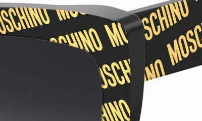 Moschino 52mm Gradient Cat Eye Sunglasses In Pattern