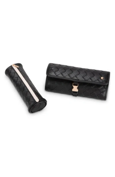 Stephanie Johnson Belize Raven Ashley Jewelry Roll In Black