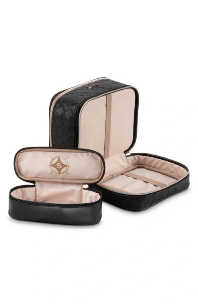 Stephanie Johnson Paros Coconut Jenny Train Cosmetics Case In Black ...