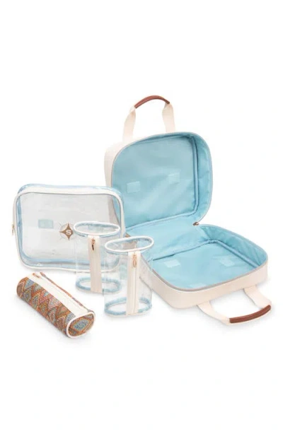 Stephanie Johnson Tropea Onyx Martha Large Brief Makeup Case In Multi