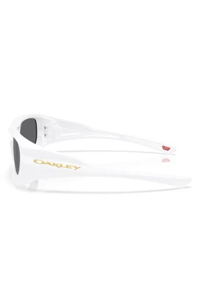 Oakley Permian Rectangle-frame Sunglasses In White