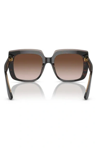 Dolce & Gabbana Capri Square-frame Sunglasses In Gold
