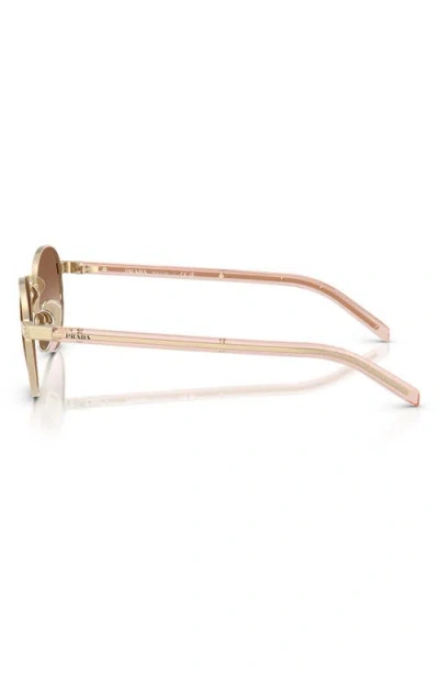 Prada 49mm Gradient Phantos Sunglasses In Gold