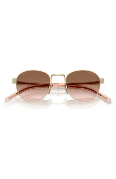 Prada 49mm Gradient Phantos Sunglasses In Gold
