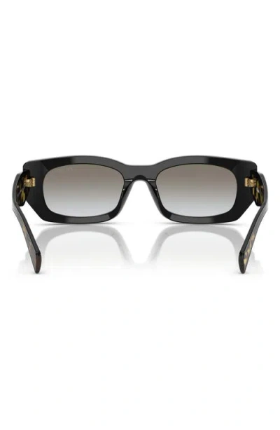 Prada Grey Gradient Rectangular Ladies Sunglasses Pr B05s 3890a7 53 In Neutral