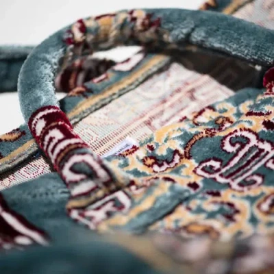 Puebco Polyester Cotton Rug Fabric Bag In Multi