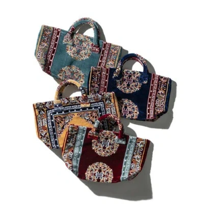 Puebco Polyester Cotton Rug Fabric Bag In Multi